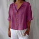 thumbnail image 1 of mfyjkho Tops Para Hacer Ejercicio Para Mujer, Camisetas Holgadas Que Combinan Con Todo Para Mujer Tops Con Cuello En V Y Botones Para Mujer Tops Para Hacer Ejercicio L, 1 of 6