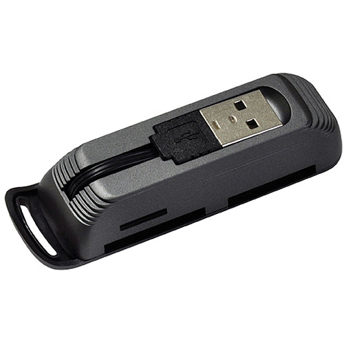 Lexma USB 2.0 4-in-1 Card Reader, Black - image 2 of 2