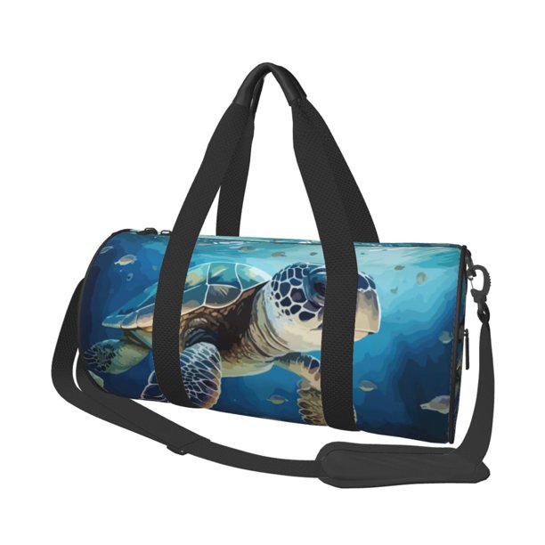 Easygdp Watercolor Turtle4 Bolsa de Viaje, Bolsa de Mano, Bolsa de Gimnasio, Bolsa de Equipaje para Viaje