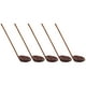 thumbnail image 1 of Cucharas De Madera Con Resistente, 5 Uds., Pulidas A Mano, Peso Ligero, Cuchara De Concha De Tortuga Japonesa Para Regalos De Restaurante, 1 of 7