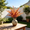 thumbnail image 2 of Fake Ferns, Realistic Artificial Persian Grass, Money, and Pteris Ferns, Fake Plants, Vase Stems, Artificial Flowers for Weddings, Fall and Thanksgiving, Home & All-Season Interior Decor, 2 of 6