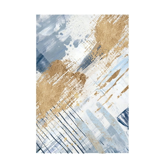 Trademark Fine Art Sally Ann Moss Serenity in Blue 1 Canvas Wall Art