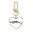thumbnail image 1 of Océan Poisson Activité Longue Enlace Or Coeur Porte-Clés Porte-Clés en Métal, 1 of 3