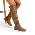 thumbnail image 7 of BURUDANI Women's Over The Knee Thigh High Winter Boots Color CAMEL-PU, Size 9.5, 7 of 7