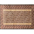 thumbnail image 1 of Ahgly Company Indoor Rectangle Traditional Saffron Red Persian Area Rugs, Swatch Sample, 1 of 6