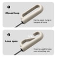 thumbnail image 4 of Tignapoo Automatic Reverse Folding Umbrella with Carabiner Handle - 10 Reinforced Fiberglass Ribs, Windproof, Durable 280T Pongee Fabric, Compact & Portable for Travel - Cold Green, 4 of 6