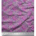 thumbnail image 1 of Soimoi Polyester Crepe Fabric Brush Stroke Abstract Printed Craft Fabric by The Yard 42 Inch Wide, 1 of 3