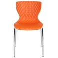 thumbnail image 3 of Lowell Contemporary Design Gray Plastic Stack Chair, 3 of 9