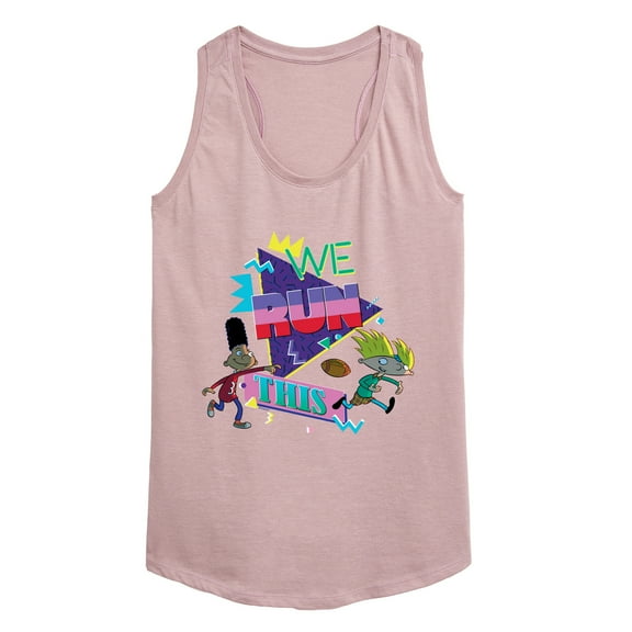 Hey Arnold! - Retro Arnold and Gerald - Women's Racerback Tank Top