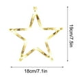 thumbnail image 3 of Chmadoxn Christmas Decorations Xmas Tree Decor Christmas LED Snowflake Santa Deer Hanging Sucker Lamp Window Ornaments Decoration For Home 2023 New Year Decor, 3 of 3