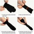 thumbnail image 6 of 3 Pairs Compression Socks for Plus Size Women & Men Circulation 20-30 mmhg Knee High, Best Support for Medical, Running, Nursing, 6 of 7