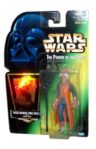 Star Wars The Power of The Force Saelt-Marae W/ Battle Staff Action Figure 