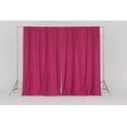 thumbnail image 3 of Solid Poplin Window Curtain or Photography Backdrop 58" Wide - Fuchsia, 3 of 5