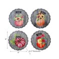 thumbnail image 2 of Dessous De Plat Rond En Céramique Citrouille - Lot De 4, 2 of 3
