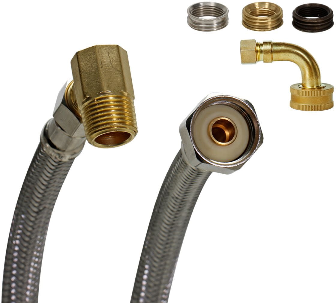 Fluidmaster 1W48CUK Universal Stainless Steel Dishwasher Connector 72