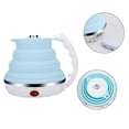 thumbnail image 4 of Silicona de Grado Alimenticio Mejorado, Hervidor Eléctrico Plegable de Viaje, Protección pa Hervir , Portátil con Doble Voltaje Y C - Azul Baoblaze hervidor eléctrico portátil, 4 of 8