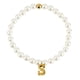 thumbnail image 1 of Pulseras Mujer de Perlas con Iniciales Oro 18k LuckyLy, Modelo Galia blanco UNITALLA, 1 of 6