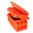 thumbnail image 3 of Caja de barril de pesca, señuelos de bricolaje, caja de anzuelos, accesorios para exteriores (S), naranja Sywqhk Para Estrenar, 3 of 4