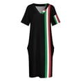 thumbnail image 3 of Il Tricolore-vestido holgado con bolsillos para mujer ropa con diseño de bandera italiana tendencia de verano, 3 of 6