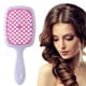 thumbnail image 3 of Cepillo de pelo de salón de masaje de cuero cabelludo con Ndcxsfigh  peine de cojín de aire de dientes anchos (blanco rosa), 3 of 8