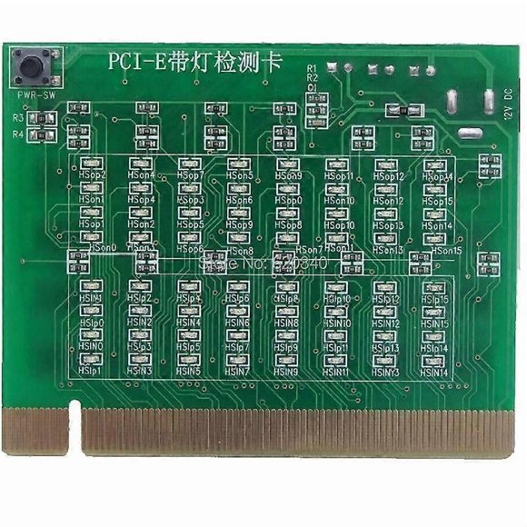 PCI-E 16X 8X PCI Express Slot Tester Card for Motherboard Detect the Southbridge Short or Open PCI-E