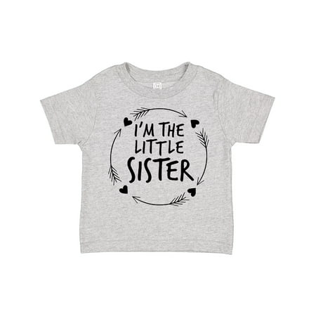 

Inktastic I m the Little Sister Gift Toddler Toddler Girl T-Shirt