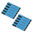 thumbnail image 1 of Unique Bargains Surligneur, Pointe Grand, Bleu, 10 Unités, Lot de 10, 1 of 6
