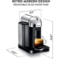 thumbnail image 3 of Cafetera y Espresso Nespresso Vertuo Breville Chrome, 3 of 5