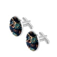 thumbnail image 2 of Owl Stylish Dress Shirt Cufflinks Made of Stainless Steel for Men - Classic Addition to Professional Attire, 2 of 6