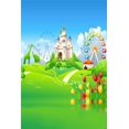thumbnail image 1 of BSDHOME Polyester 5x7ft Photography Backgrounds for Kids Portrait Photo Studio Props Green Grass Trees Land Nature Scenery Theme, 1 of 2