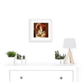 thumbnail image 2 of Abraham Bloemaert The Flute Player 8X8 Inch Square Wooden Framed Wall Art Print Picture with Mount, 2 of 4