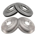 thumbnail image 2 of TRQ Front and Rear Brake Rotors Set Fits Select 2013-2019 Nissan Sentra, 2 of 7