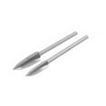 thumbnail image 2 of 2PCS Wood Carving Drill Bits Set,Carbide Tipped Engraving Bits for Dremel Rotary Tool,Woodworking,DIY,Milling Cutter,Silver, 2 of 3