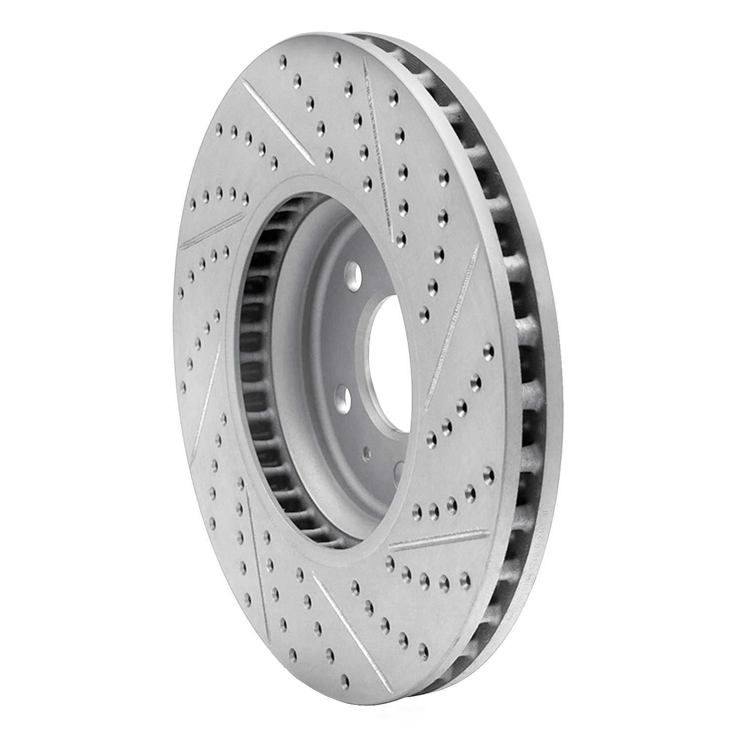 Dynamic Friction Company 830-73057L DFC Geoperformance Rotor - Drilled and Slotted
