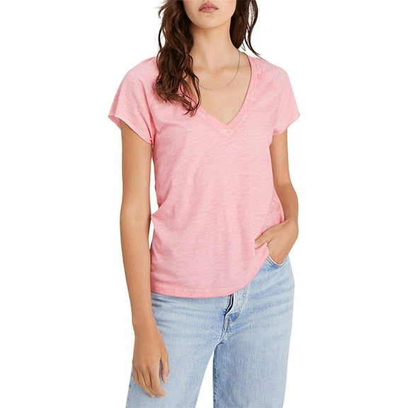 Sanctuary Womens V Neck Knit T-Shirt