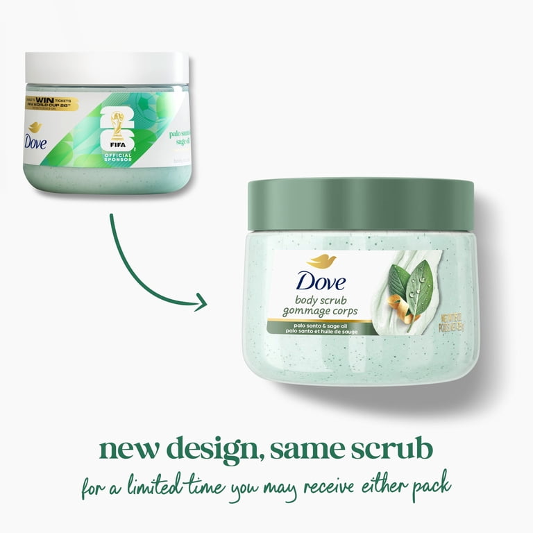 Dove Palo Santo & Sage Oil Body Scrub, 15 oz photo 6