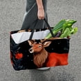 thumbnail image 7 of Elk Deer Large Capacity Reusable Laundry Bag – Foldable Oxford Cloth Shopping Bag, Cube Organizer, and Beach Bag, 7 of 7