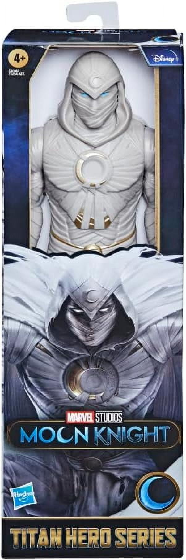 Marvel Studios’ Titan Hero Series Moon Knight Toy, 12-Inch-Scale Action Figure, Toys for Kids Ages 4 and Up