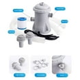 thumbnail image 3 of 330 Gallon Pool Filter Pump for Ground Pools, Cartridge Pool Filters Pump System, Electric Swimming Pool Filter for Pools Sand Cleaning Tool Set, 3 of 9