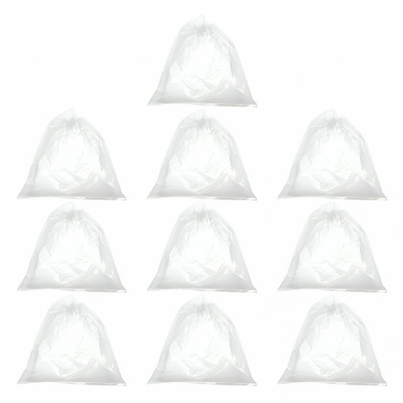 AUQ Large Plastic Bag Furniture Cover 10pcs Clear Storage Bags Moving (31.5"X19.69"X0.04")