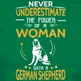 thumbnail image 3 of CafePress - Never Underestimate Woman With A German Sh T Shirt - Women's Traditional Fit Dark T-Shirt, 3 of 4
