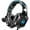 Blue, variant on RUNMUS K8 Gaming Headset for Xbox One, PS4 Headset with Surround Sound, Over Ear Headphones with Noise Canceling Mic & RGB Light, Compatible with Nintendo Switch Mac