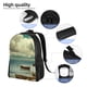 thumbnail image 5 of Balery Serene Coastal Blue Sky Mochila - Mochila Estilosa y Duradera para Laptop de 15 Pulgadas con Tela Oxford Impermeable, 5 of 8