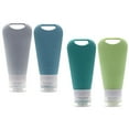 thumbnail image 4 of Juego de Botellas de viaje de silicona Yinane Accesorios recargables 90 ml 4 piezas, 4 of 8