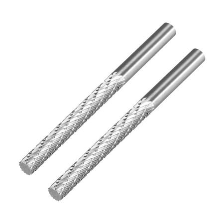 

Rotary Burrs HSS Burrs 6mm x 50mm Head with 1/4 Shank for DIY Woodworking Engraving 2pcs