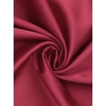 thumbnail image 5 of INSPIRE CHIC Women's Satin Slip Sleepdress Silky V-Neck Chemise Nightgown with Double Spaghetti Straps for Lounging S Wine, 5 of 6