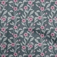 thumbnail image 1 of oneOone Velvet Pink Fabric Floral Craft Projects Decor Fabric Printed By The Yard 58 Inch Wide, 1 of 5