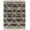 Gray, Black, Cream / Margosatubig, variant on Hauteloom Yuxel Wool Living Room, Bedroom Area Rug - Bohemian Transitional - High Pile - Gray, Black, Cream - 2' x 3'
