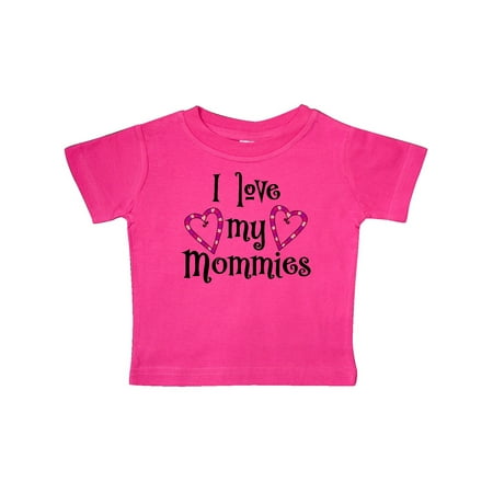 

Inktastic I Love my Mommies- hearts Gift Baby Boy or Baby Girl T-Shirt