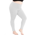 thumbnail image 1 of Women's and Plus Size Ankle Length Cotton Leggings, 1 of 5